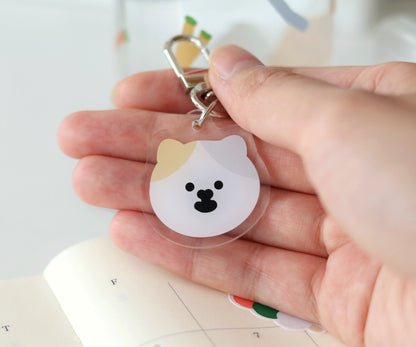 MeMe Cat Keychain